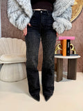 Jeans con strass 3 colori