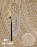 Coda #103/60 riccia con Coulisse Biondo Ghiaccio Degradè