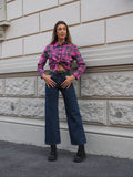 Jeans a zampa scuro