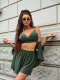 Completo tre pezzi verde militare