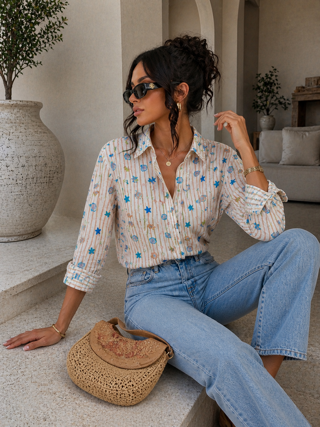 Camicia Sweet Marine