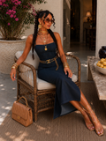 Abito in jeans Zip con spacchetto Finale