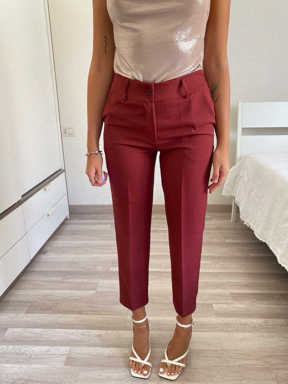 Completo doppio petto bordeaux