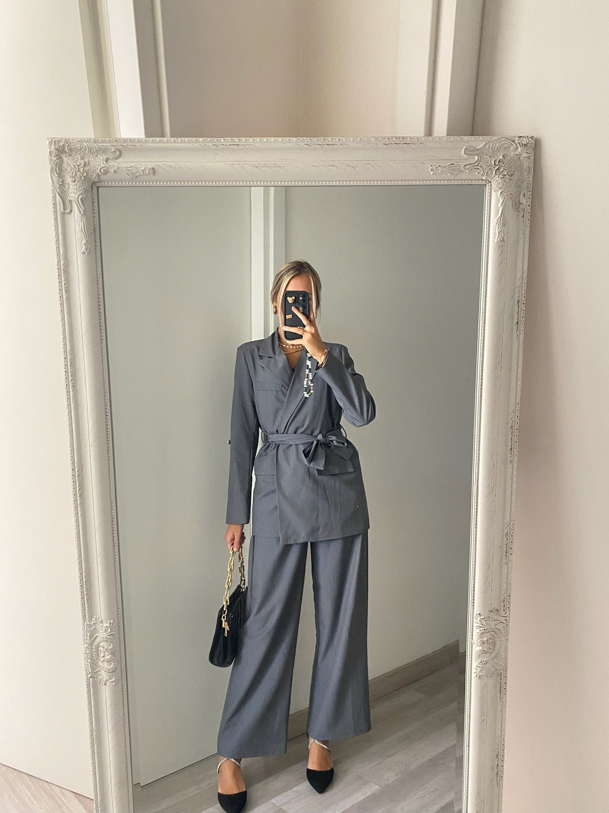 Tailleur grigio