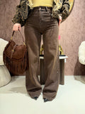 Jeans Chocolate con Borchiette Gioiello