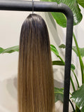 Coda liscia con Coulisse Biondo Degradè MQ