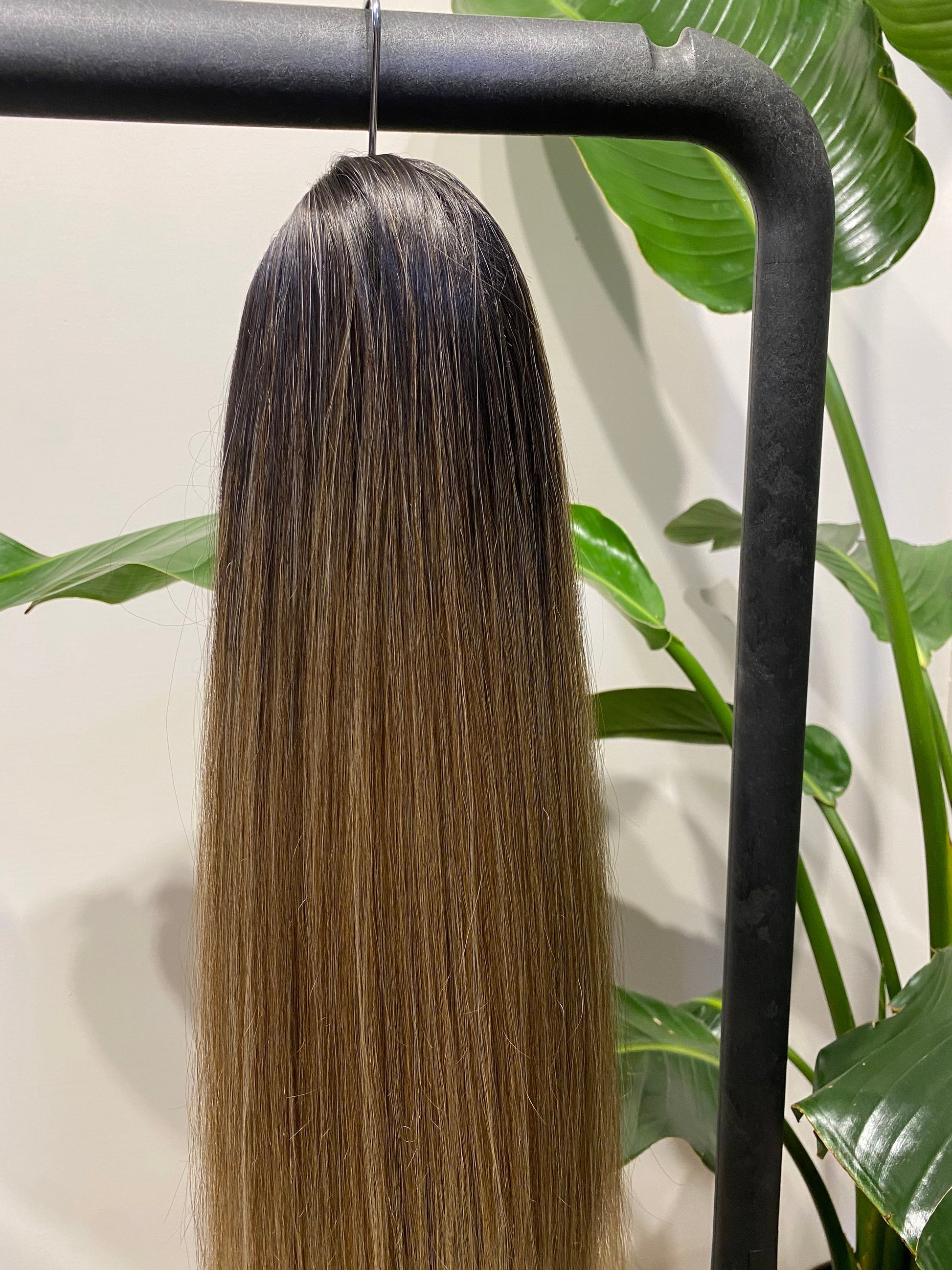 Coda liscia con Coulisse Biondo Degradè MQ