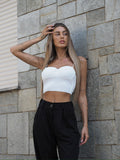 Top basic bianco