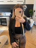 Giacchina crop nera