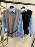 Camicia con pull-over