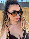Collana oro con strass