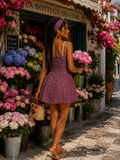 Abito Vichy Corset