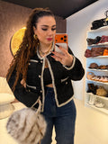 Cardigan con bottoni