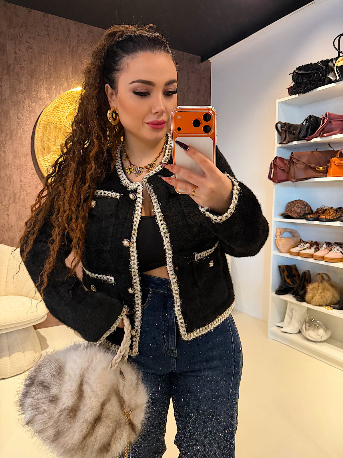 Cardigan con bottoni