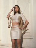 Set top e gonna beige