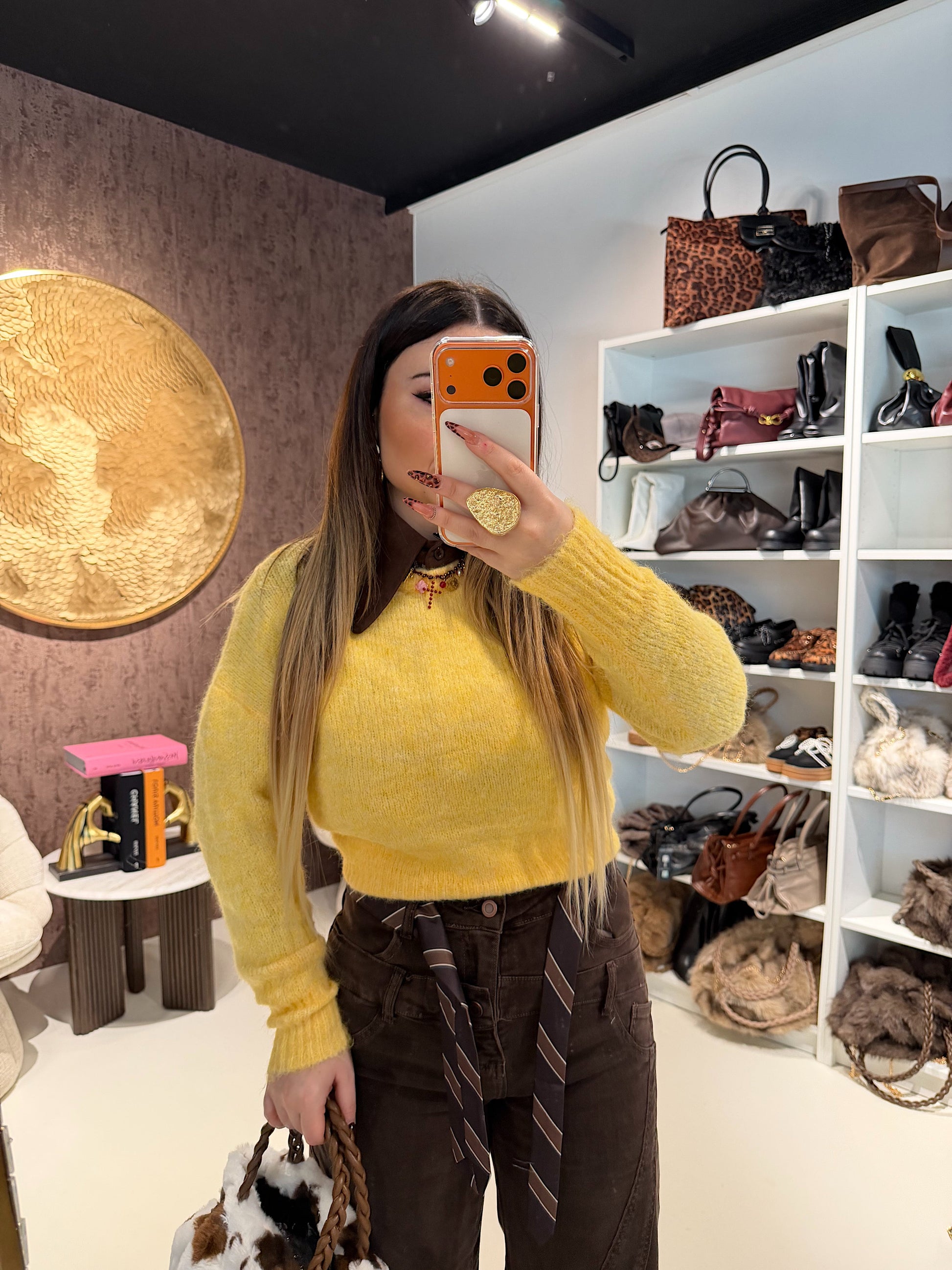 Maglioncino Softy giallo