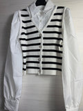 Maglioncino con camicia