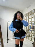 Camicia con pull-over