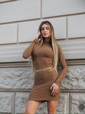Abito in maglia vers choco