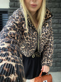 Bomber con paillettes animalier