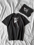 T-shirt grigio doberman