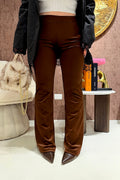 Pantalone a palazzo in ciniglia