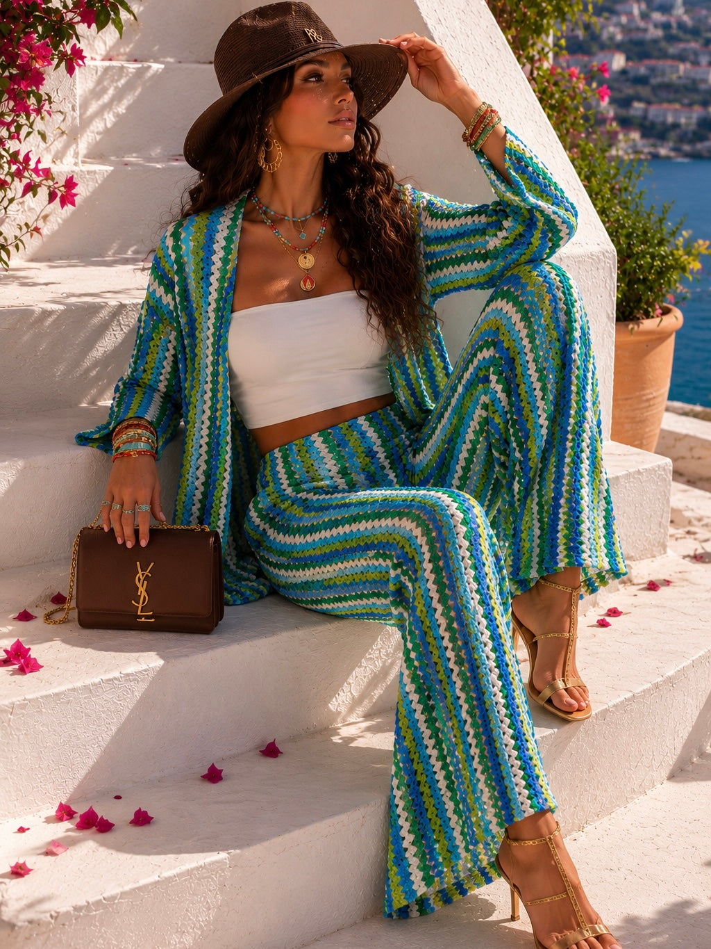 Completo  Crochet Multicolor