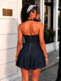 Abito Denim Corset