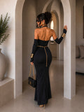 Completo body e gonna nero