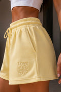 Short con scritta Love