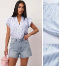 Camicia Ruffle Bloom