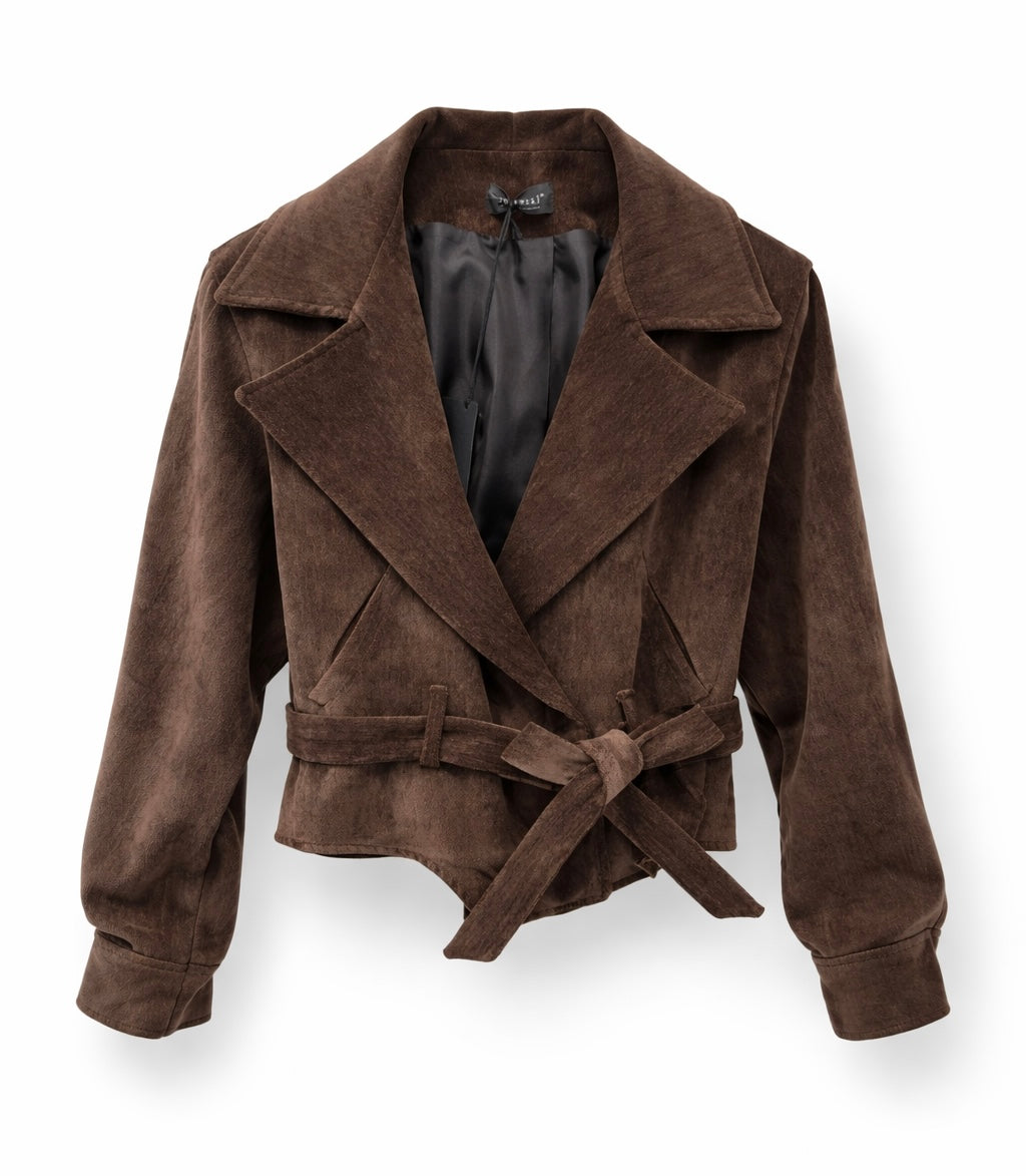 Giacca in suede