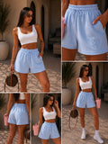 Short con scritta Love