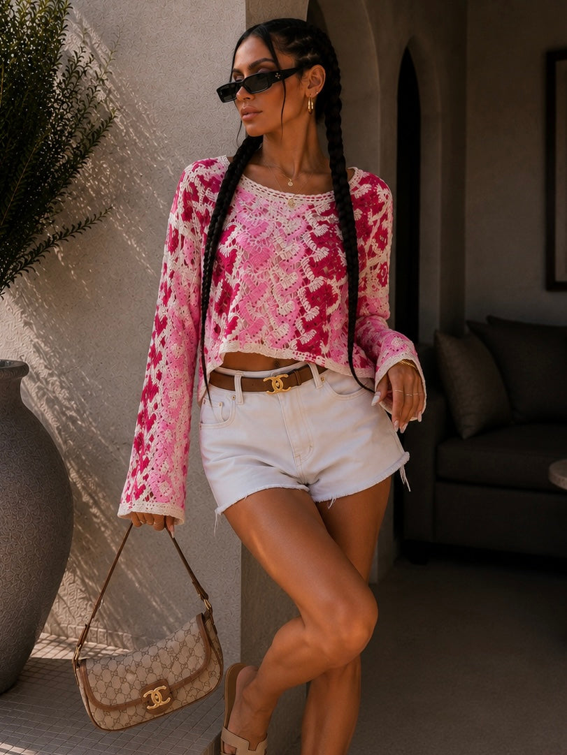 Maglia Crochet Summer Wave