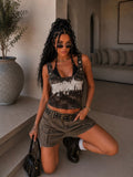 Top Crop Army Glam