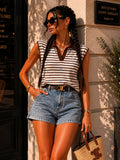 Polo Candy Stripes con fiocchetti