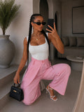 Pantalone con chiusura a portafoglio