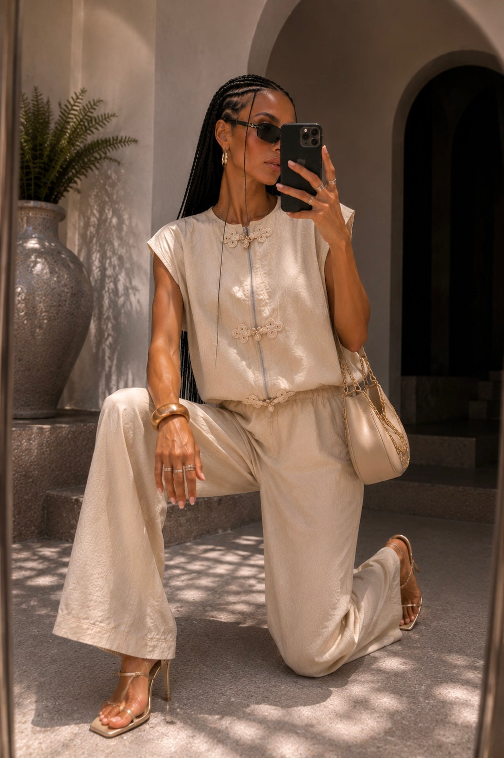 Completo Asian con Pantalone Elasticizzato
