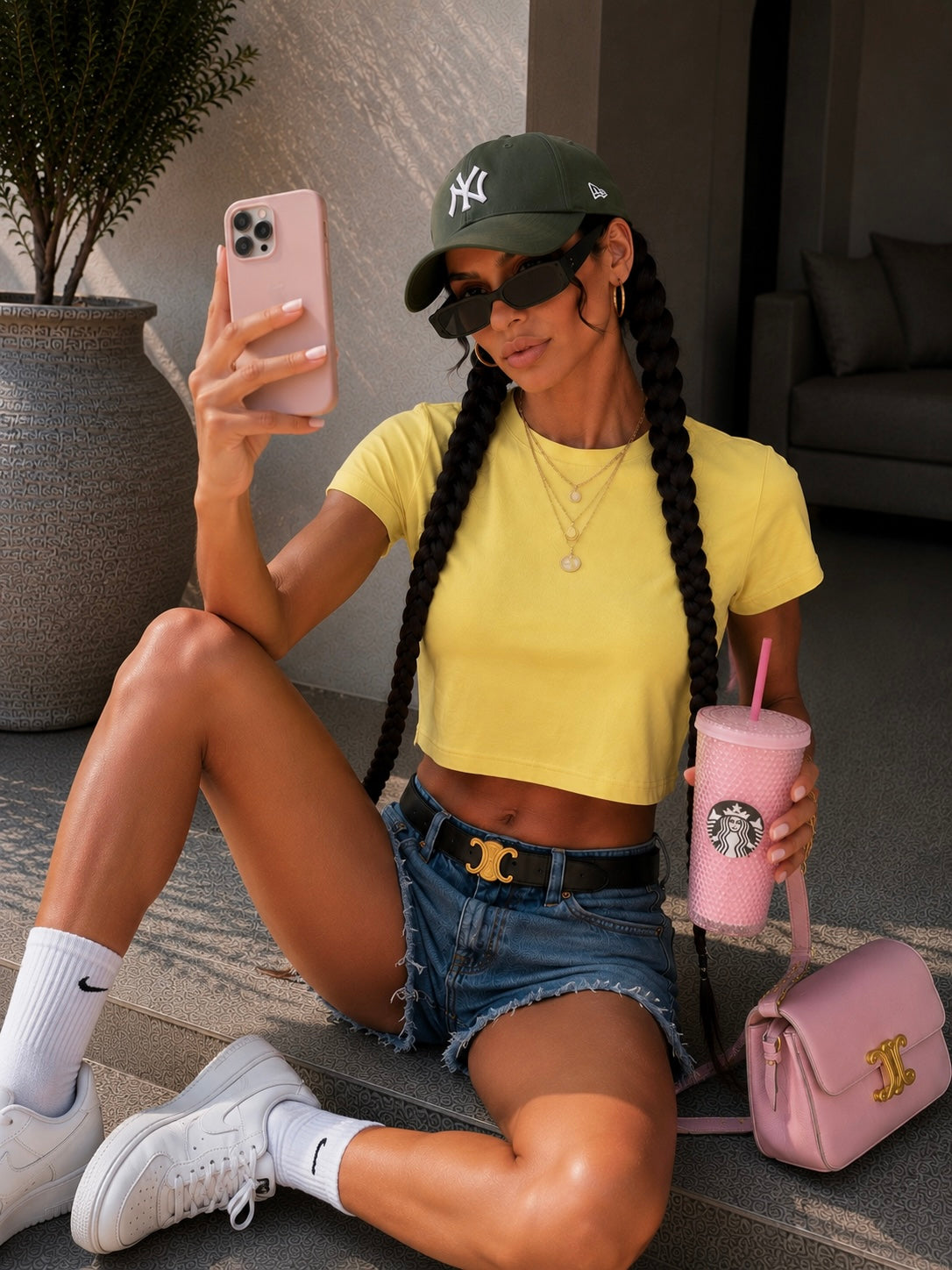 T-shirt crop in cotone vari colori