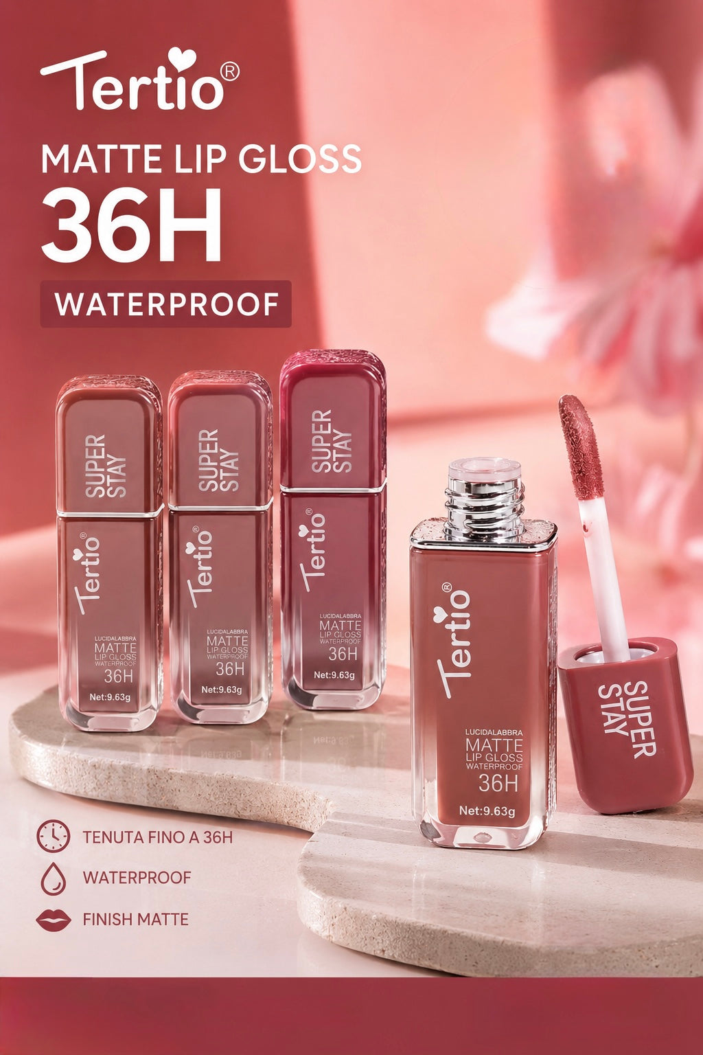 Super stay matte lip gloss 36H