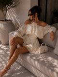 Abito Romantic Rouches Flower
