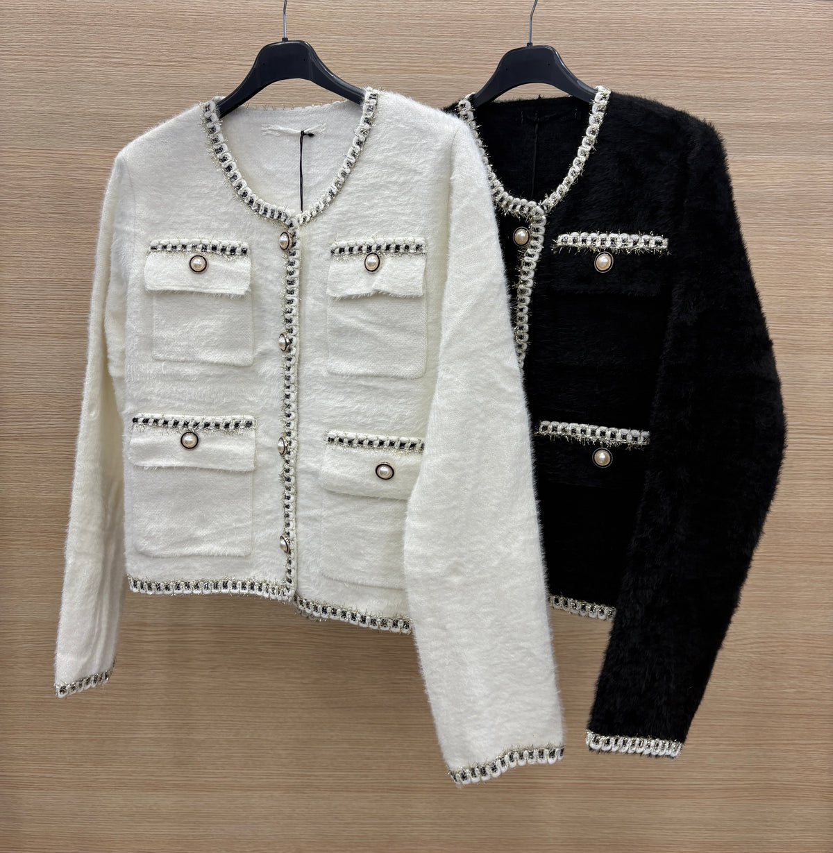 Cardigan con bottoni
