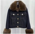 Giacca Denim Luxury Fur