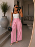 Pantalone con chiusura a portafoglio