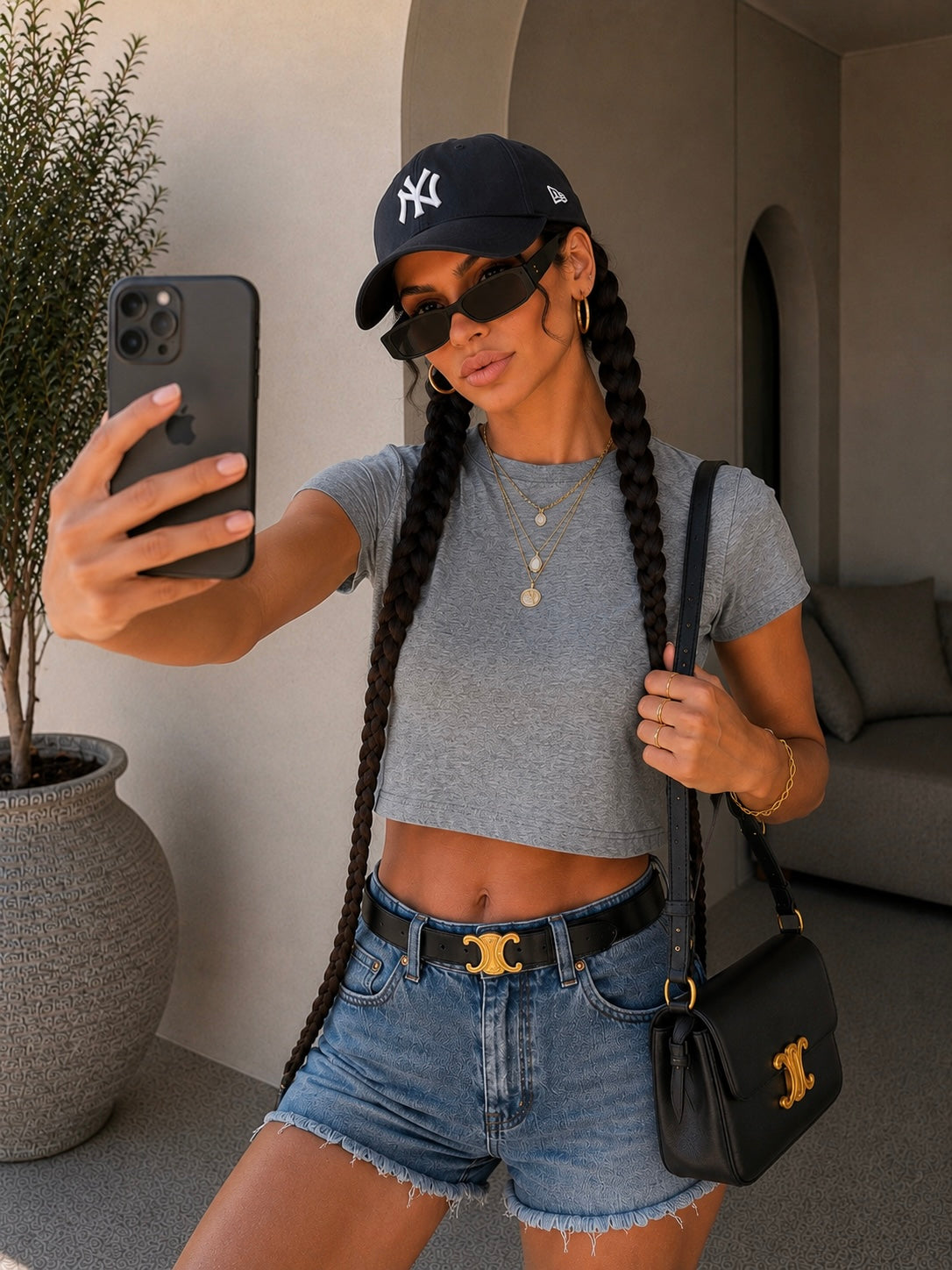 T-shirt crop in cotone vari colori