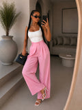 Pantalone con chiusura a portafoglio