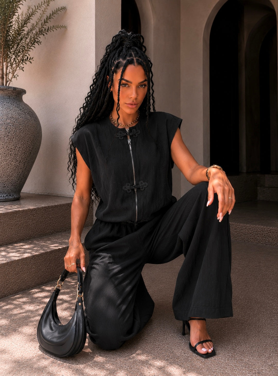 Completo Asian con Pantalone Elasticizzato