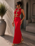 Completo Cut-Out con sole rosso