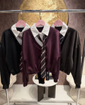 Maglioncino College Mood con camicia e cravatta