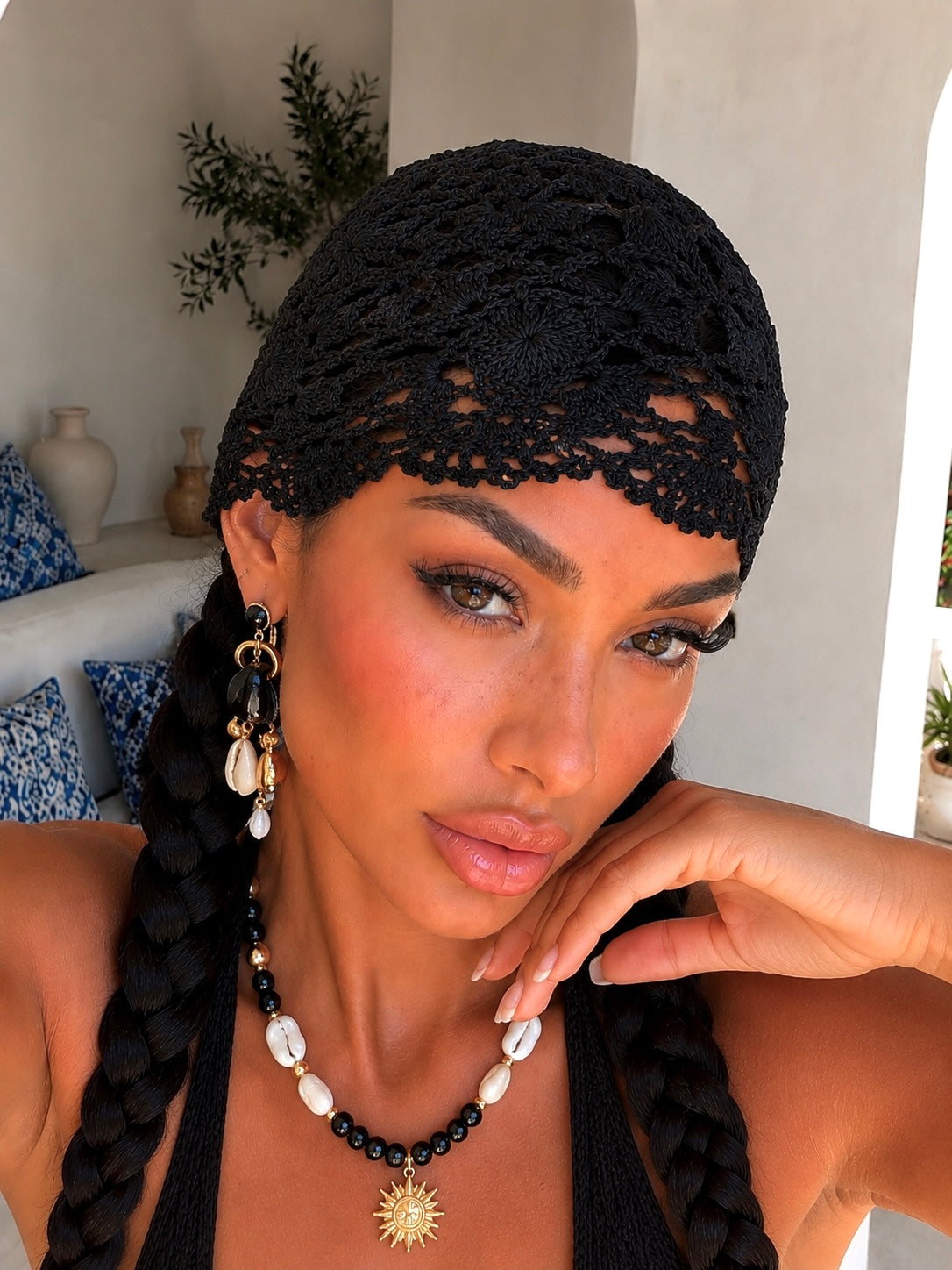 Cuffia Crochet
